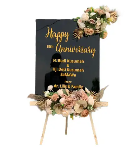 Papan Bunga Akrilik Lembah Bawang