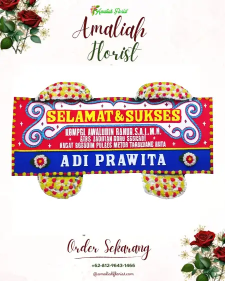Papan Bunga Ucapan Selamat Lembah Bawang